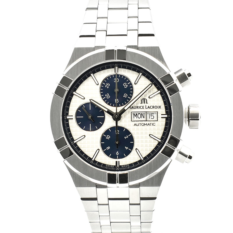 モーリスラクロア　MAURICE LACROIX　アイコン オートマティック クロノグラフ　AI6038-SS002-131-1　44mm　USED　中古