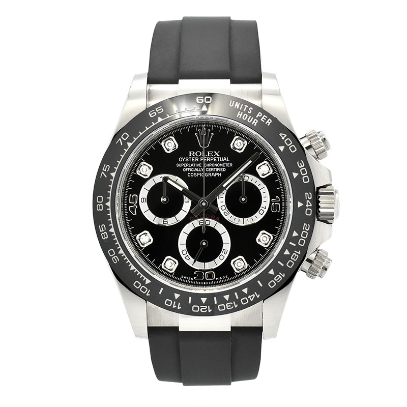 ロレックス　ROLEX　デイトナ　116519LNG　8Pダイヤ　18KWG　オイスターフレックス　40mm　USED　中古