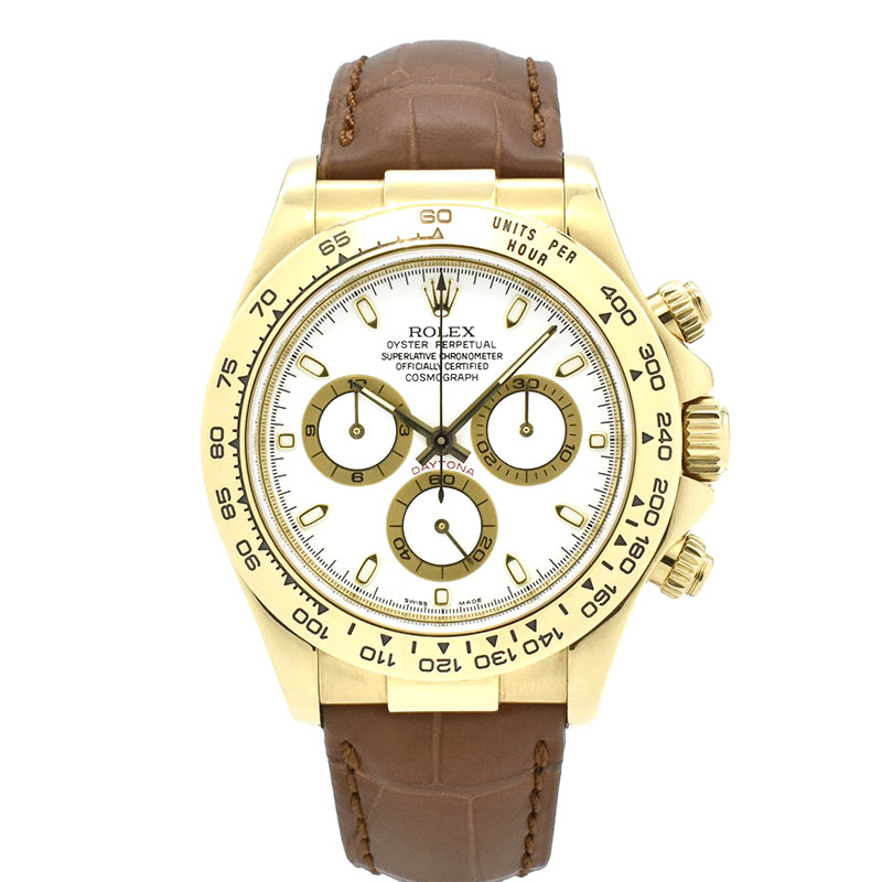 ロレックス　ROLEX　デイトナ　Ref.116518　ホワイト　V番　18KYG　USED　中古