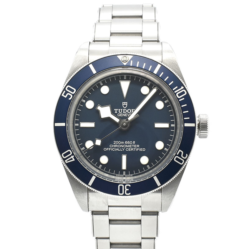 チューダー(チュードル)　TUDOR　ヘリテージ ブラックベイ フィフティエイト　79030B　39mm　ブルー　USED　中古