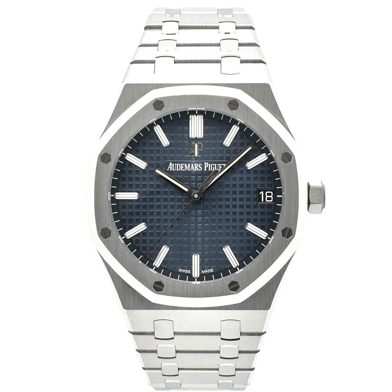 オーデマ・ピゲ　AUDEMARS PIGUET　ロイヤルオーク オートマティック　15500ST.OO.1220ST.01　41mm　ブルー　USED　中古