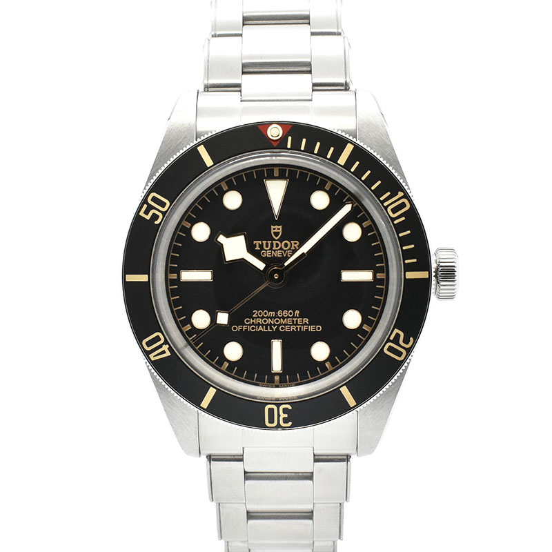 チューダー(チュードル)　TUDOR　ヘリテージ ブラックベイ フィフティエイト　79030N　39mm　ブラック　USED　中古