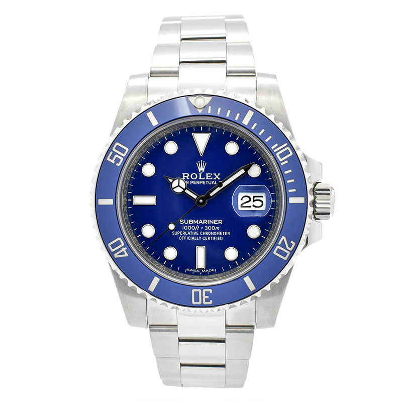 ロレックス　ROLEX　サブマリーナデイト　Ref.116619LB　18KWG　ブルー　40mm　ランダム番　USED　中古