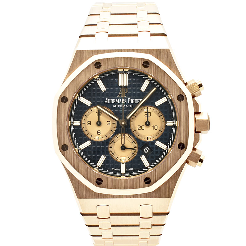 オーデマ・ピゲ　AUDEMARS PIGUET　ロイヤルオーク クロノグラフ　26331OR.OO.1220OR.01　18KPG　41mm　ブルー　USED　中古
