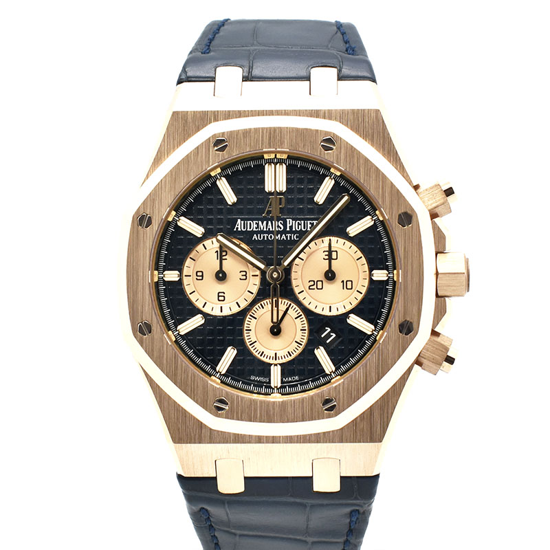オーデマ・ピゲ　AUDEMARS PIGUET　ロイヤルオーク クロノグラフ　26331OR.OO.D315CR.01　18KPG　41mm　ブルー　USED　中古