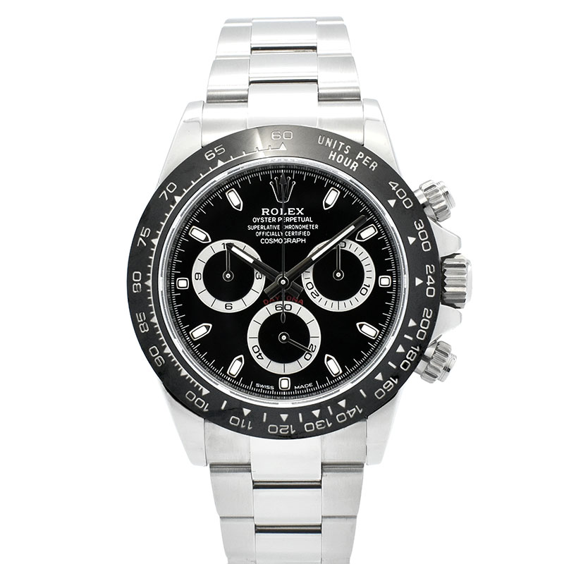 ロレックス　ROLEX　コスモグラフ デイトナ　Ref.116500LN　ブラック　セラミックベゼル　USED　中古
