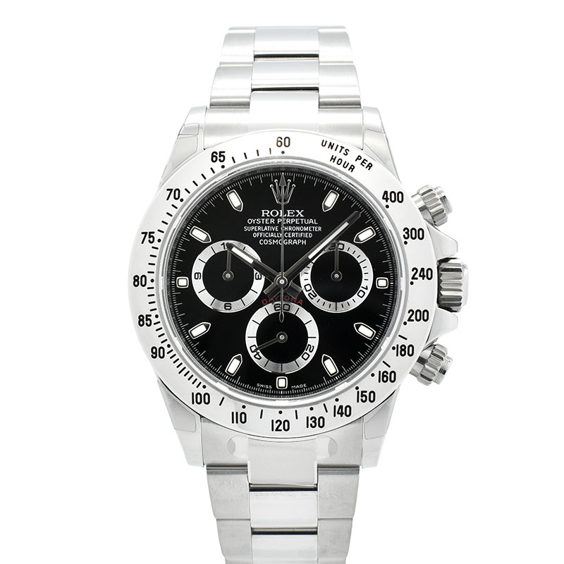 ロレックス　ROLEX　デイトナ　Ref.116520　ブラック　ランダム番　鏡面バックル　未使用品