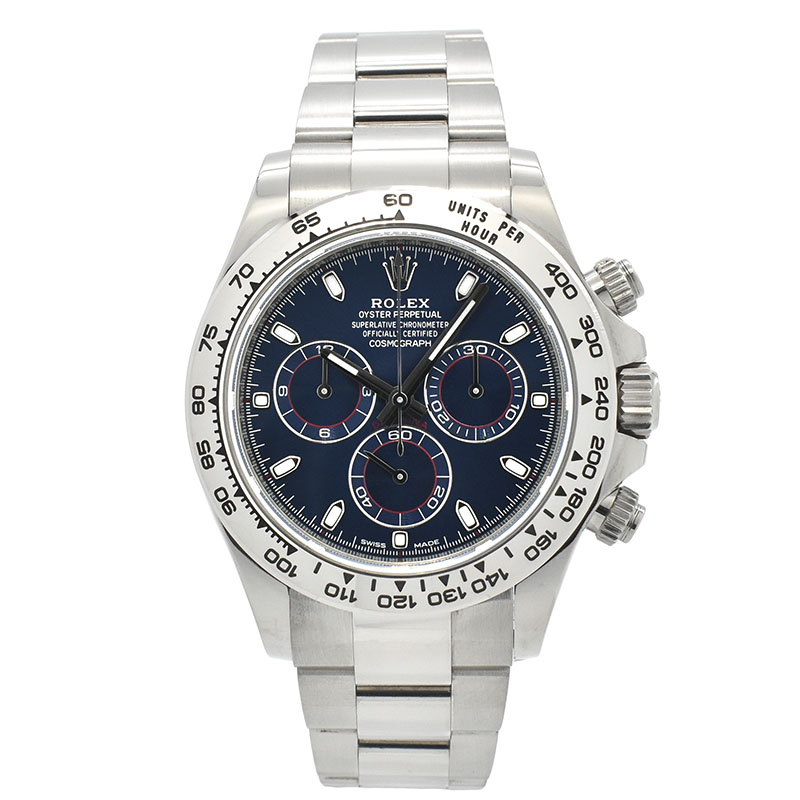 ロレックス　ROLEX　コスモグラフ デイトナ　Ref.116509　ブルー　18KWG　USED　中古