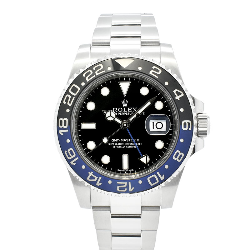 ロレックス　ROLEX　GMTマスター2　116710BLNR　40mm　青黒ベゼル　USED　中古