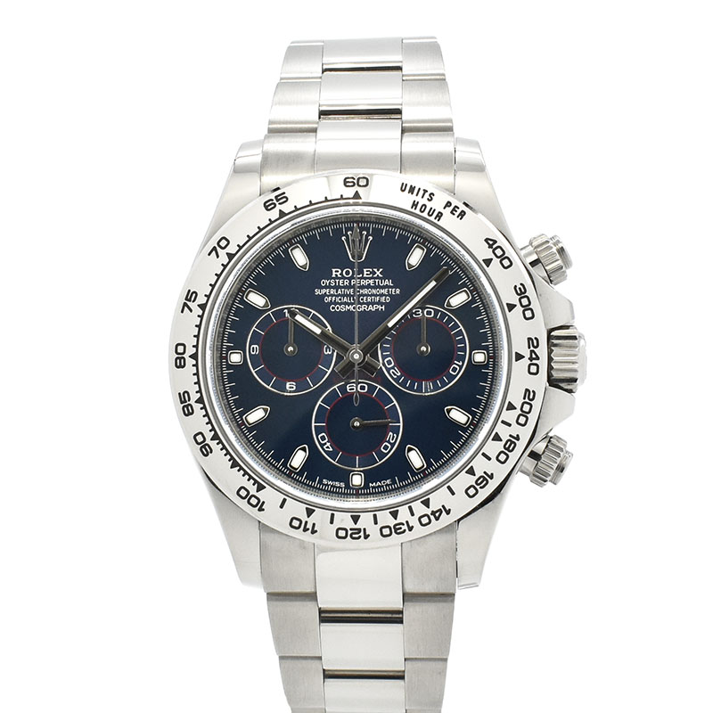 ロレックス　ROLEX　コスモグラフ デイトナ　Ref.116509　ブルー　18KWG　USED　中古
