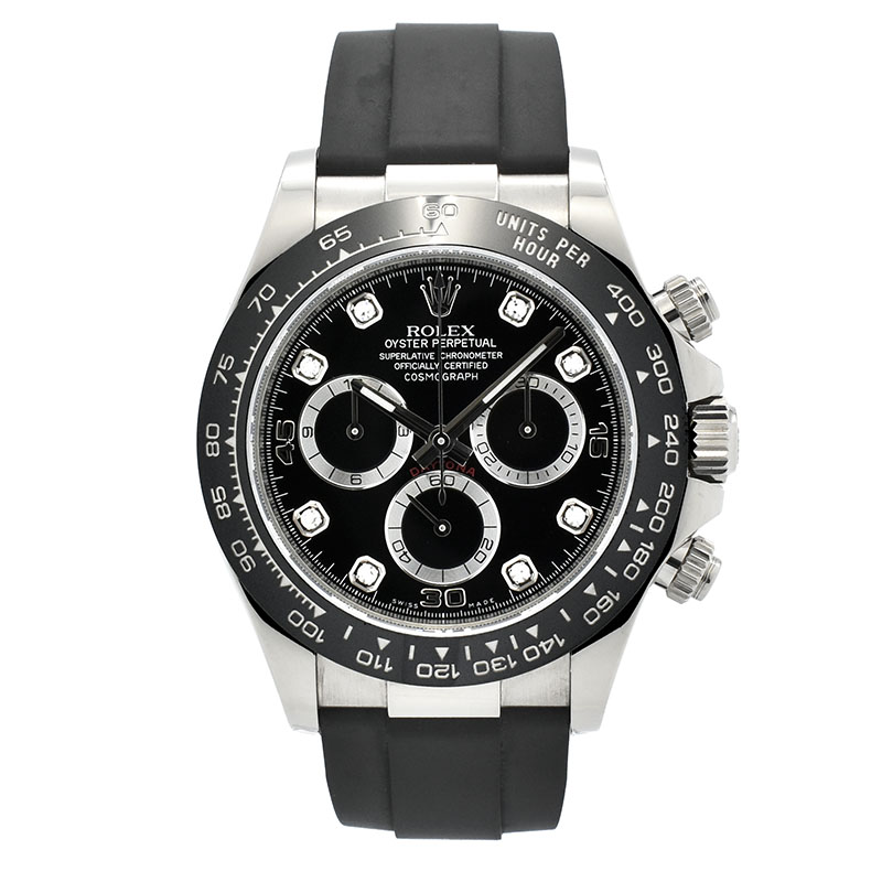 ロレックス　ROLEX　デイトナ　116519LNG　8Pダイヤ　18KWG　オイスターフレックス　40mm　USED　中古