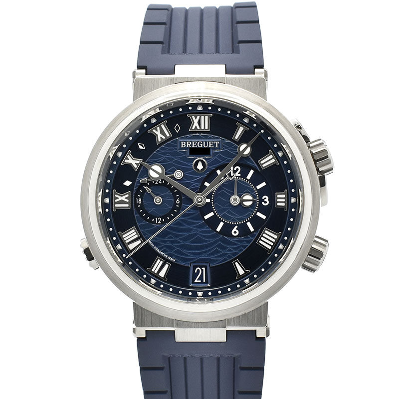 ブレゲ　BREGUET　マリーン アラーム ミュージカル 5547　5547BB/Y2/5ZU　40mm　18KWG　USED　中古