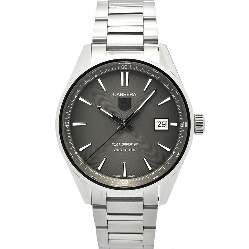 タグホイヤー　TAG HEUER　カレラ キャリバー5　WAR211C.BA0782　SS　グレー　39mm　USED　中古