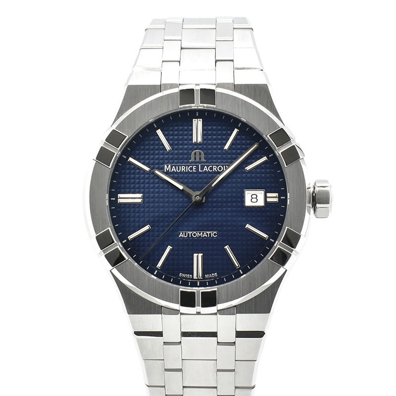 モーリスラクロア　MAURICE LACROIX　アイコン オートマティック　AI6008-SS002-430-1　42mm　ブルー　未使用品