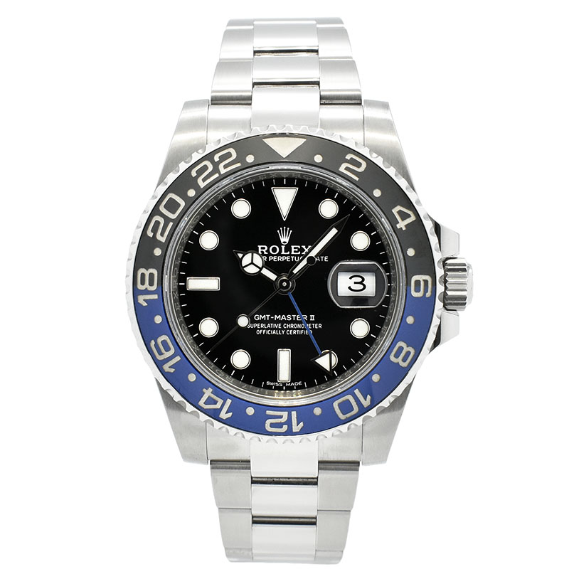 ロレックス　ROLEX　GMTマスター2　116710BLNR　40mm　青黒ベゼル　USED　中古