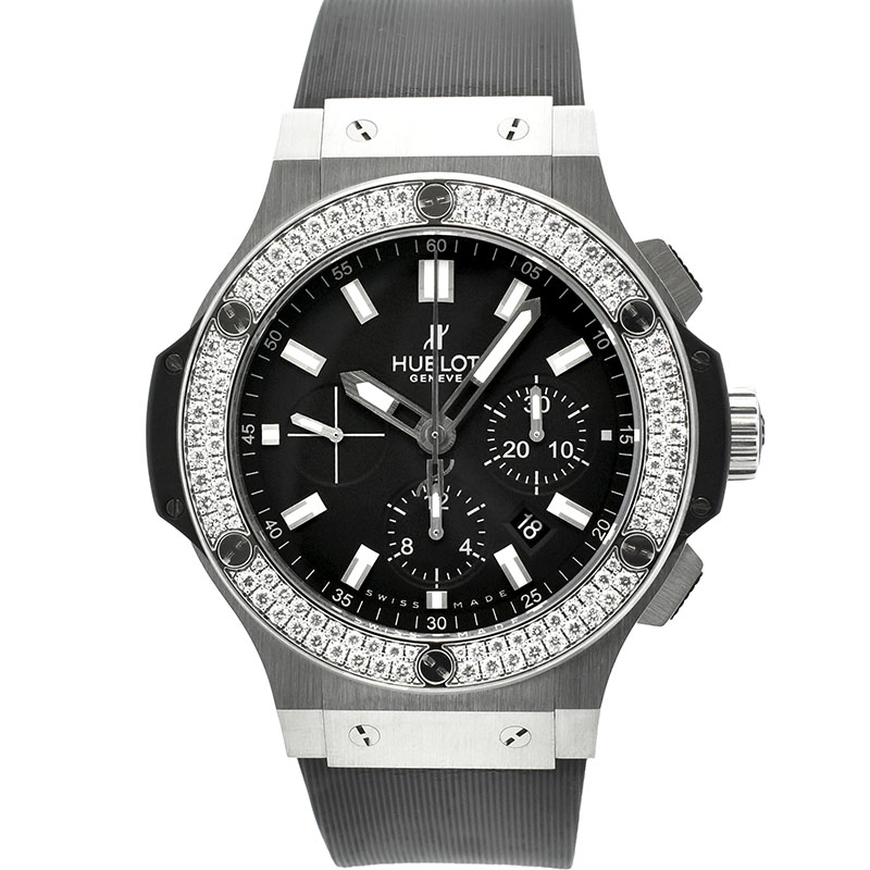 ウブロ　HUBLOT　ビッグバンエボリューション ダイヤモンドベゼル　301.SX.1170.RX.1104　ラバーベルト　44mm　USED　中古
