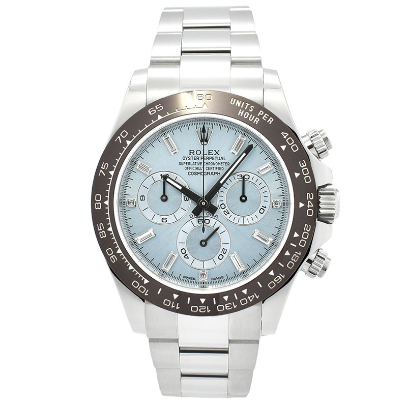 ロレックス　ROLEX　デイトナ　Ref.116506A　アイスブルー　プラチナ　ランダム番　40mm　USED　中古