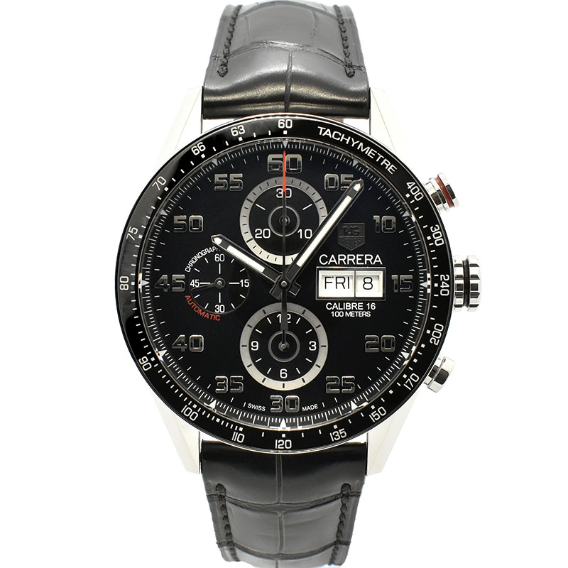 タグホイヤー　TAG HEUER　カレラ キャリバー16 デイデイト　CV2A1R.FC6235　43mm　USED　中古