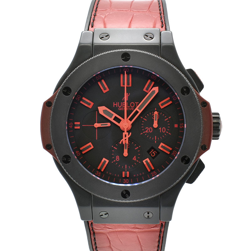 ウブロ　HUBLOT　ビッグバン オールブラックレッド　301.CI.1130.GR.ABR10　44mm　世界500本限定　USED　中古