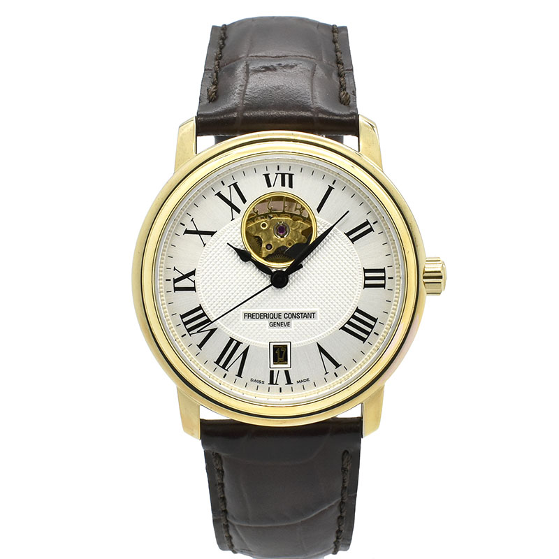 フレデリック・コンスタント　FREDERIQUE CONSTANT　クラシック ハートビート　FC-315M4P5　SS　40mm　シルバー　USED　中古
