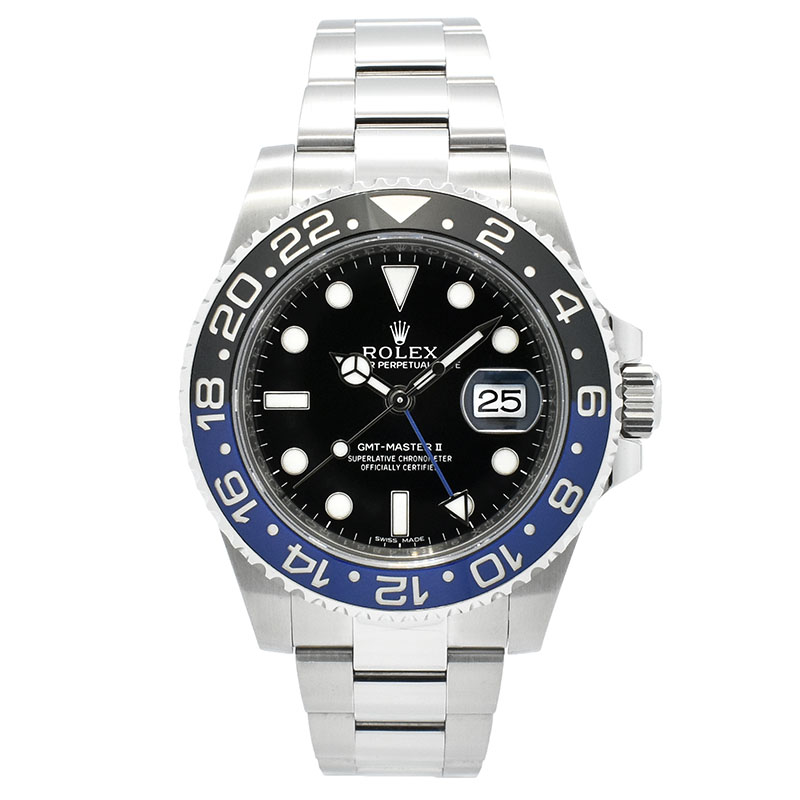 ロレックス　ROLEX　GMTマスター2　116710BLNR　40mm　青黒ベゼル　USED　中古