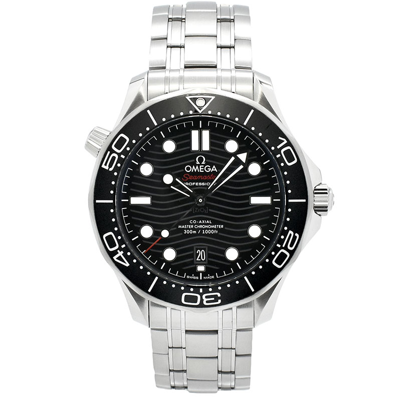 オメガ　OMEGA　シーマスター300 コーアクシャル マスタークロノメーター　210.30.42.20.01.001　ブラック　42mm　USED　中古