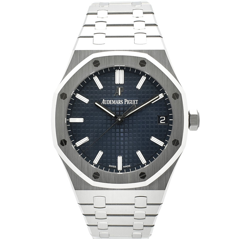 オーデマ・ピゲ　AUDEMARS PIGUET　ロイヤルオーク オートマティック　15500ST.OO.1220ST.01　41mm　ブルー　USED　中古