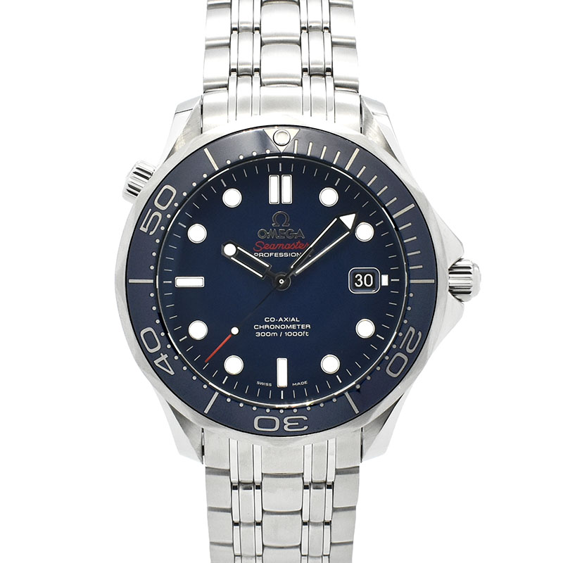 オメガ　OMEGA　シーマスター300 コーアクシャル　212.30.41.20.03.001　ブルー　41mm　USED　中古