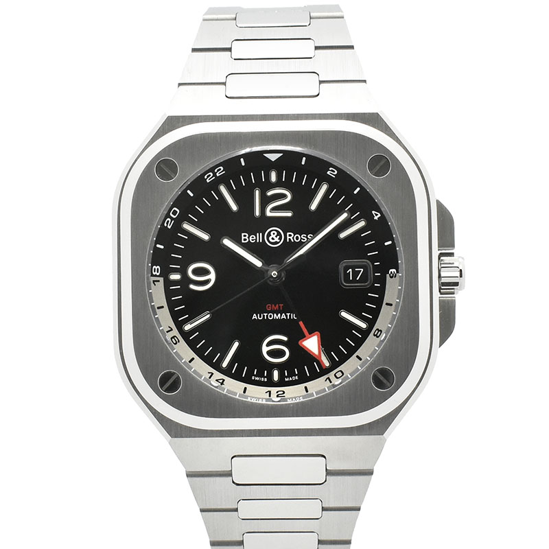 ベル＆ロス　BELL＆ROSS　インストゥルメントゥ BR 05 GMT　BR05G-BL-ST/SST　41mm　USED　中古