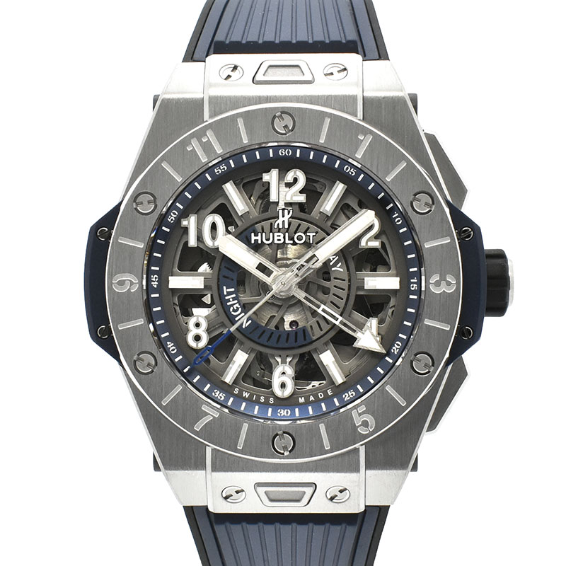 ウブロ　HUBLOT　ビッグバン ウニコ GMT チタニウム　471.NX.7112.RX　45mm　チタン　USED　中古