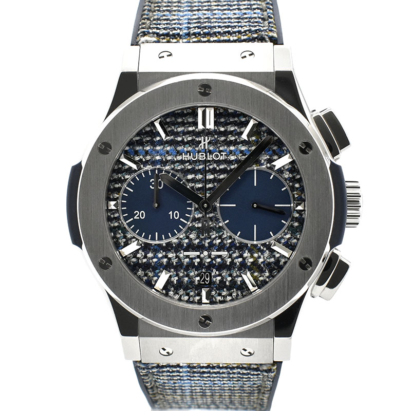 ウブロ　HUBLOT　クラシックフュージョン イタリアインディペンデント プリンス・オブ・ウェールズ　521.NX.2701.NR.ITI17　世界50本限定　45mm　USED　中古