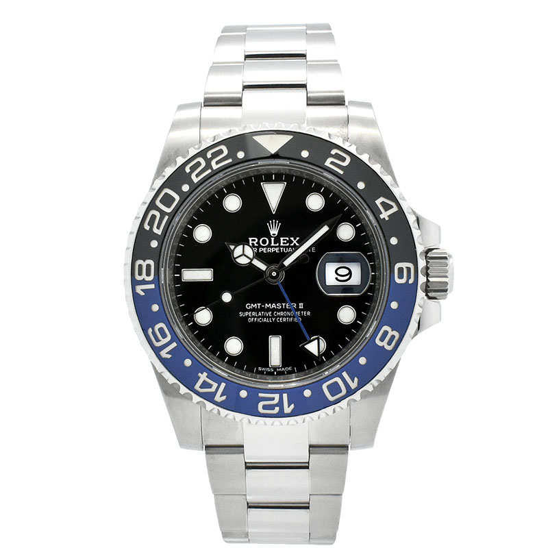 ロレックス　ROLEX　GMTマスター2　116710BLNR　40mm　青黒ベゼル　USED　中古