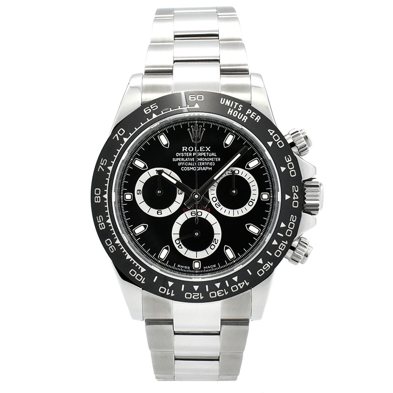 ロレックス　ROLEX　コスモグラフ デイトナ　Ref.116500LN　ブラック　セラミックベゼル　USED　中古