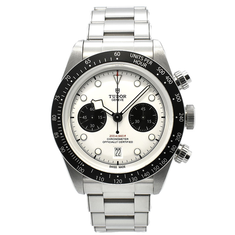 チューダー(チュードル)　TUDOR　ヘリテージ ブラックベイ クロノ　79360N　41mm　ホワイト　USED　中古