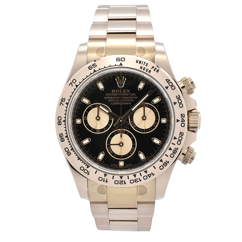 ロレックス　ROLEX　デイトナ　Ref.116505　エバーローズゴールド　ブラック/ピンク　ランダム番　40mm　USED　中古