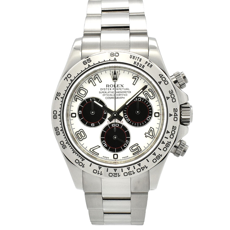 ロレックス　ROLEX　デイトナ　Ref.116509　ホワイト/ブラック　Z番　18KWG　40mm　USED　中古