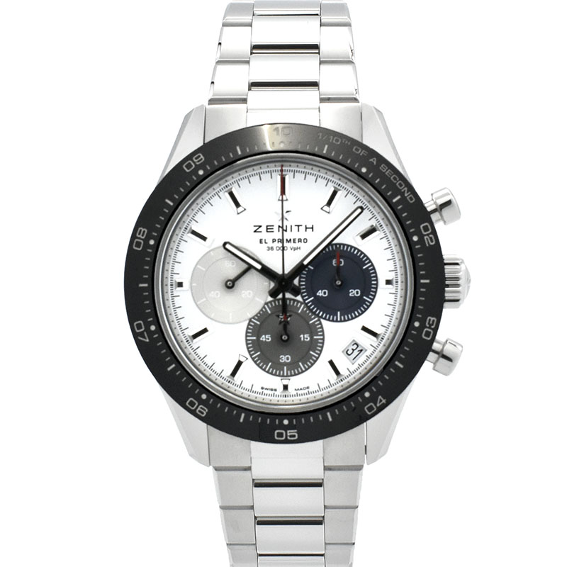ゼニス　ZENITH　クロノマスタースポーツ　03.3100.3600/69.M3100　ホワイト　41mm　USED　中古