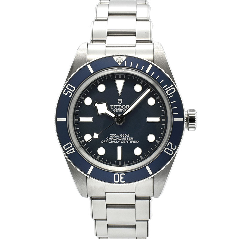チューダー(チュードル)　TUDOR　ヘリテージ ブラックベイ フィフティエイト　79030B　39mm　ブルー　USED　中古