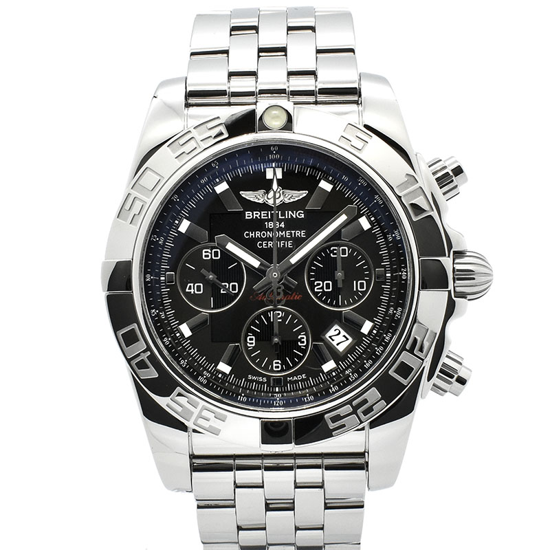 ブライトリング　BREITLING　クロノマット44　A011M24PA　カーボンブラック　SS　44mm　USED　中古
