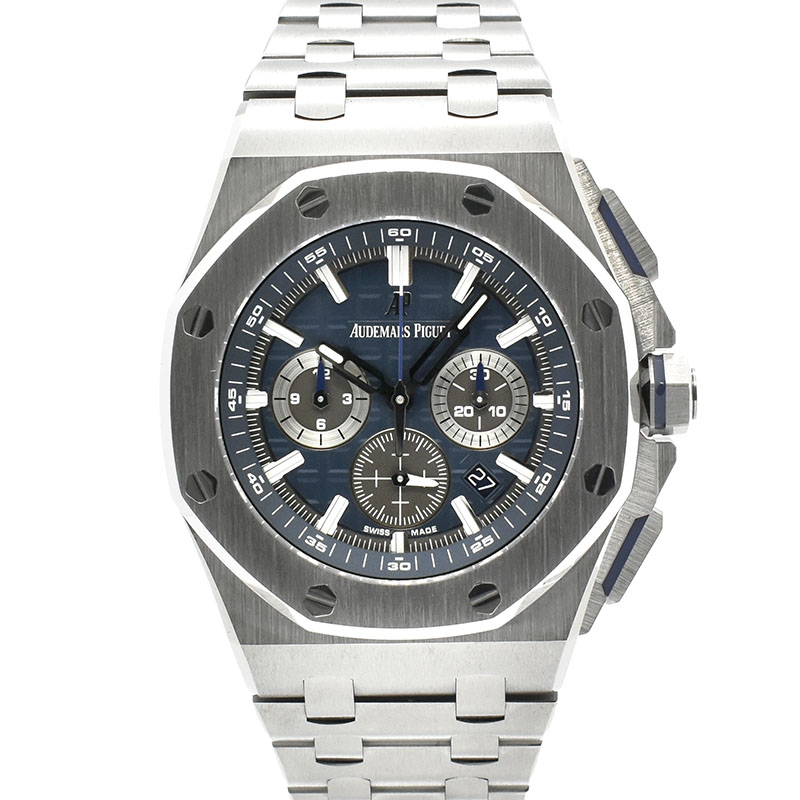 オーデマ・ピゲ　AUDEMARS PIGUET　ロイヤルオーク オフショア クロノグラフ　26480TI.OO.A027CA.01　ブルー/グレー　42mm　USED　中古
