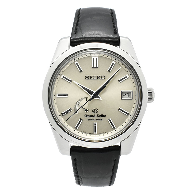 グランドセイコー　GRAND SEIKO　GSセルフデーター 限定モデル　SBGA107　プラチナ　シルバー　39.9mm　世界50本限定　USED　中古