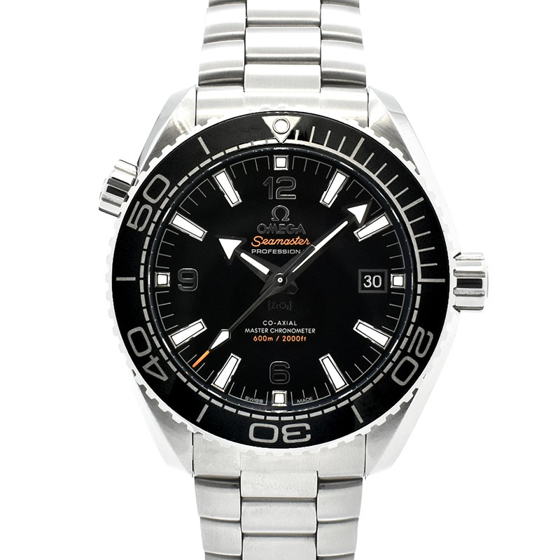 オメガ　OMEGA　シーマスター プラネットオーシャン マスタークロノメーター　215.30.44.21.01.001　ブラック　43.5mm　USED　中古