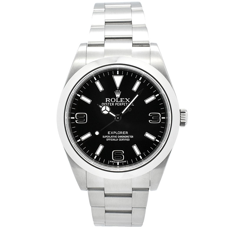 ロレックス　ROLEX　エクスプローラー1　Ref.214270　SS　39mm　ブラックアウト　ランダム番　USED　中古