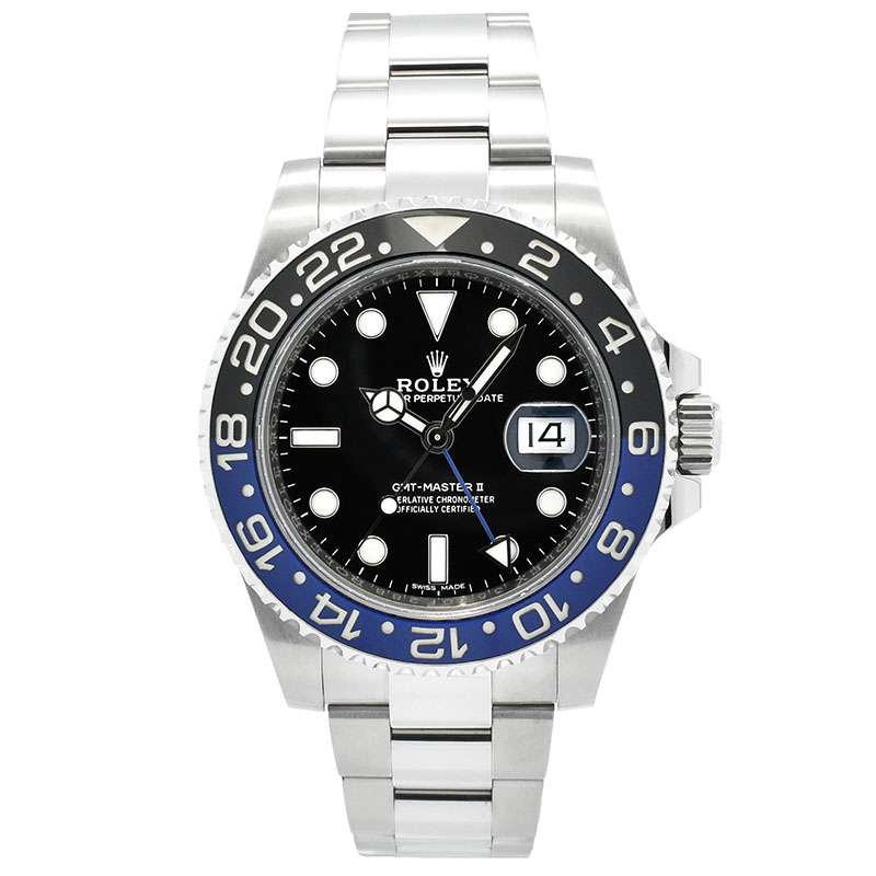 ロレックス　ROLEX　GMTマスター2　116710BLNR　40mm　青黒ベゼル　USED　中古