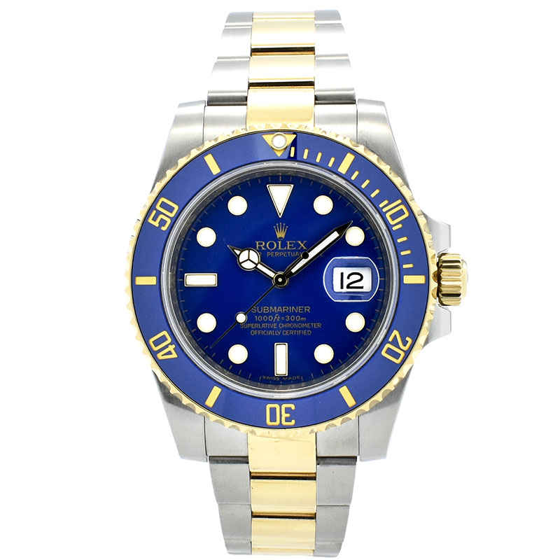 ロレックス　ROLEX　サブマリーナ デイト　Ref.116613LB　V番　マットブルー(つや無し)　40mm　USED　中古
