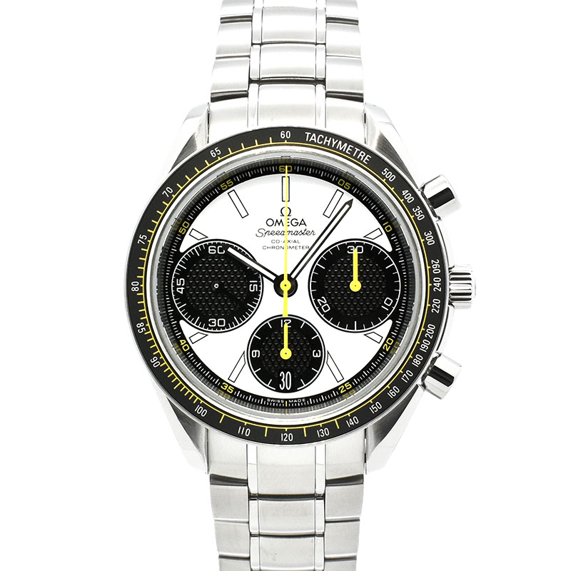 オメガ　OMEGA　スピードマスターレーシング　326.30.40.50.04.001　SS　ホワイト/ブラック　40mm　自動巻　USED　中古