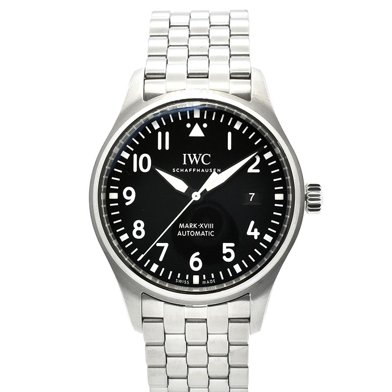 IWC　パイロットウォッチ　マーク18　IW327011　ブラック　40mm　USED　中古