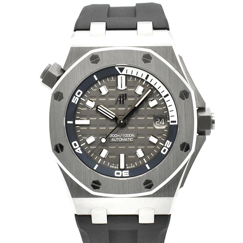 オーデマ・ピゲ　AUDEMARS PIGUET　ロイヤルオーク オフショアダイバー　15720ST.OO.A009CA.01　フォールディングバックル　グレー　42mm　USED　中古