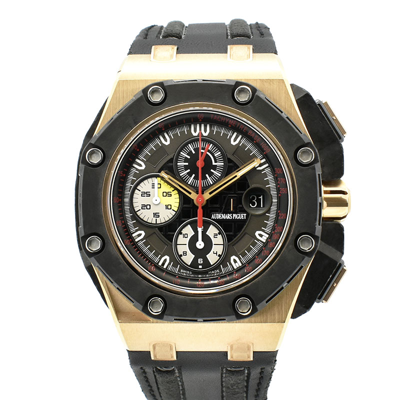 オーデマ・ピゲ　AUDEMARS PIGUET　ロイヤルオーク オフショア クロノグラフ グランプリ　26290RO.OO.A001VE.01　世界650本限定　18KPG/カーボン　44mm　USED　中古
