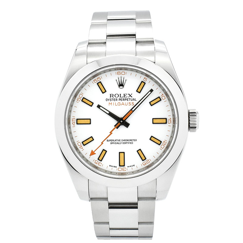 ロレックス　ROLEX　ミルガウス　116400　ホワイト　M番　生産終了　USED　中古